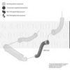 MERCE 2115283782 Charger Intake Hose